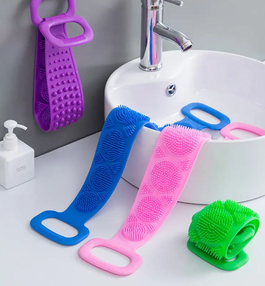 Brosse de bain en silicone